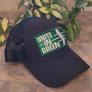 CFL SASKATCHEWAN ROUGHRIDERS 'Unite In Green' Trucker Style Snapback Ballcap